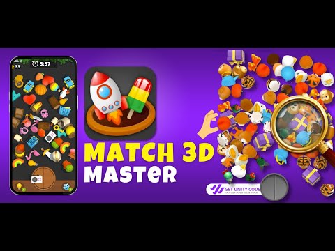 Match 3D -Matching Puzzle Game – Buy Unity Game Source Code